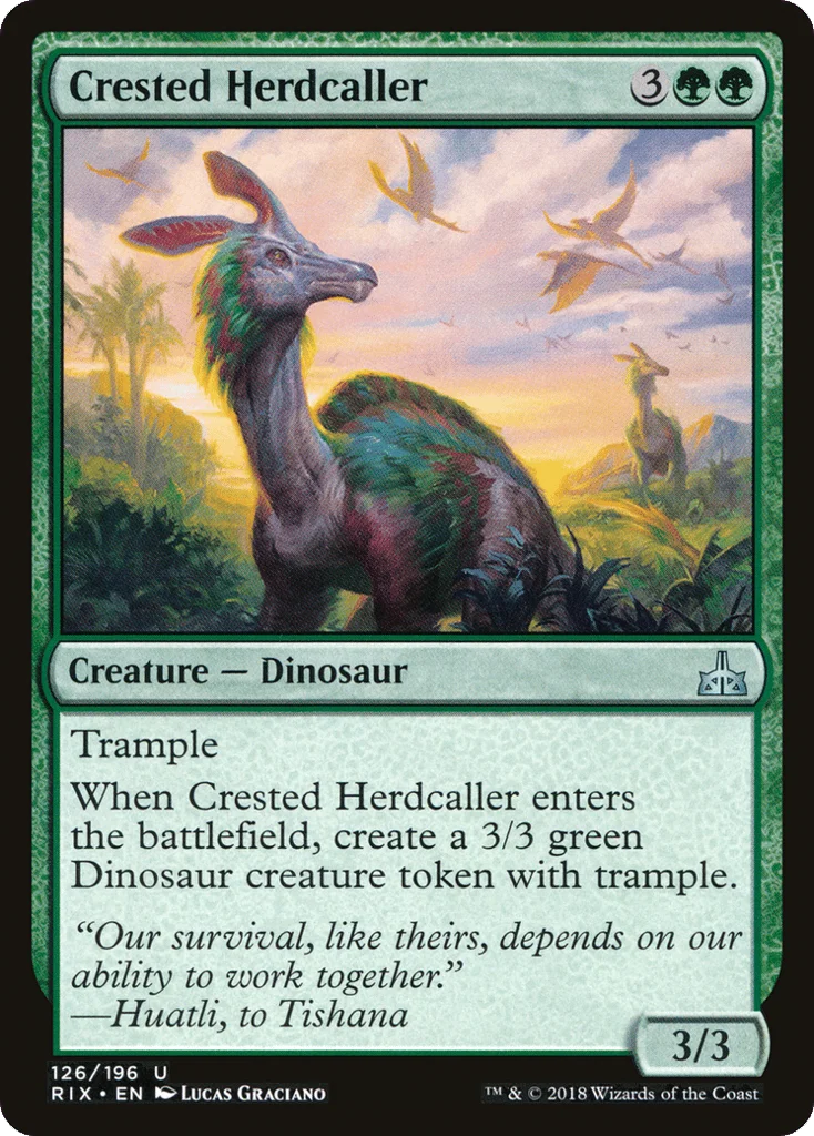 Crested Herdcaller · Rivals of Ixalan