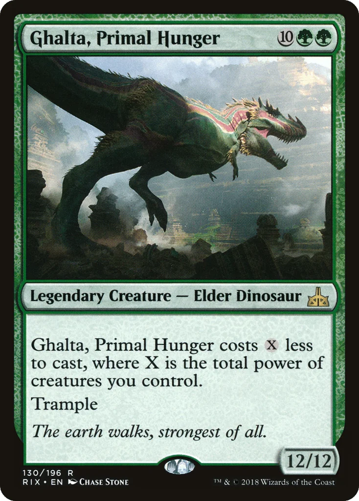 Ghalta, Primal Hunger · Rivals of Ixalan