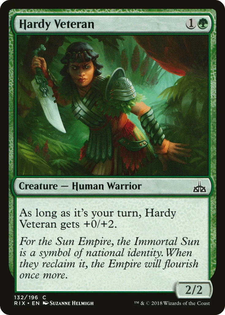 Hardy Veteran · Rivals of Ixalan