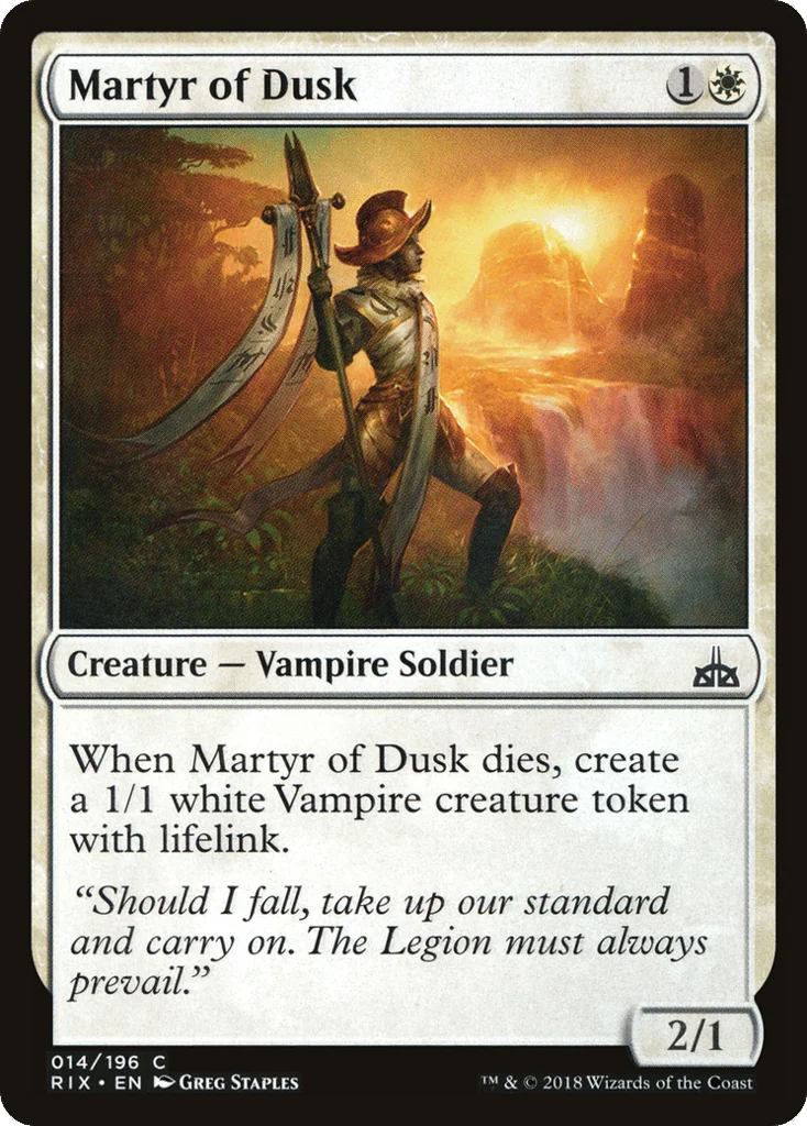 Martyr of Dusk · Rivals of Ixalan