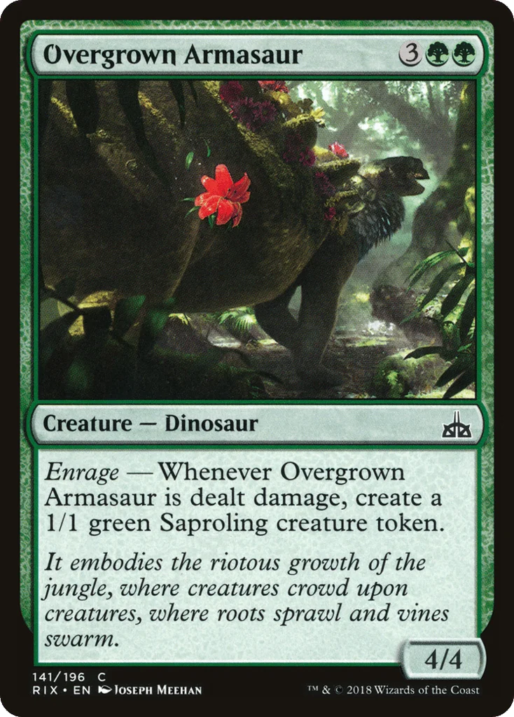 Overgrown Armasaur · Rivals of Ixalan