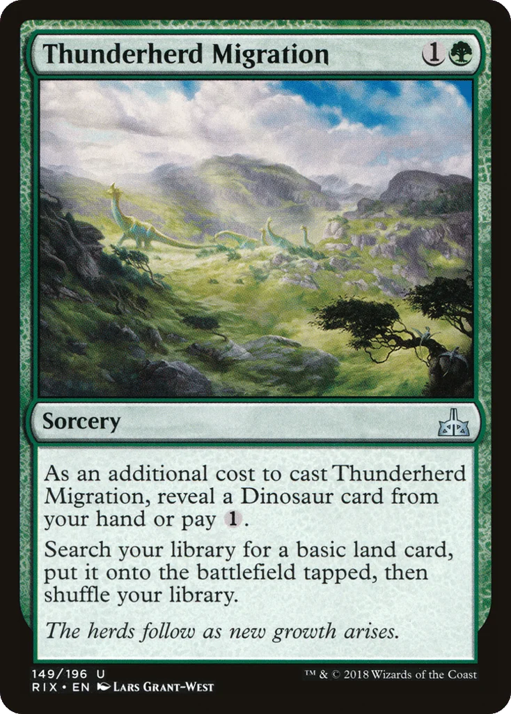 Thunderherd Migration · Rivals of Ixalan