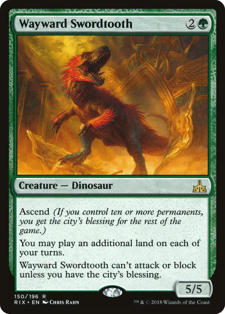 Wayward Swordtooth · Rivals of Ixalan