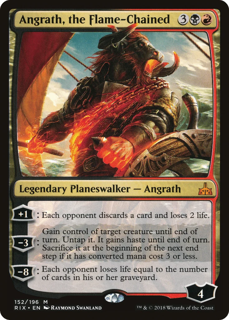 Angrath, the Flame-Chained · Rivals of Ixalan