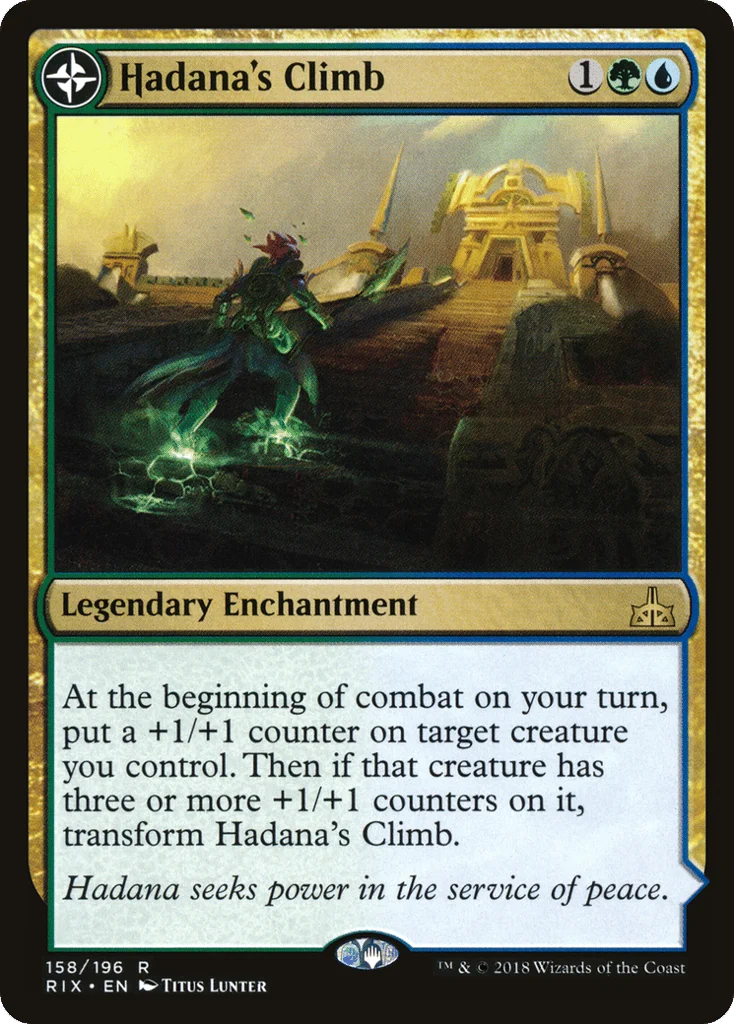 Hadana's Climb // Winged Temple of Orazca · Rivals of Ixalan