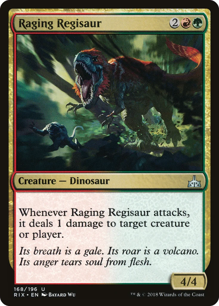 Raging Regisaur · Rivals of Ixalan