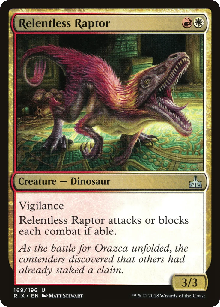 Relentless Raptor · Rivals of Ixalan