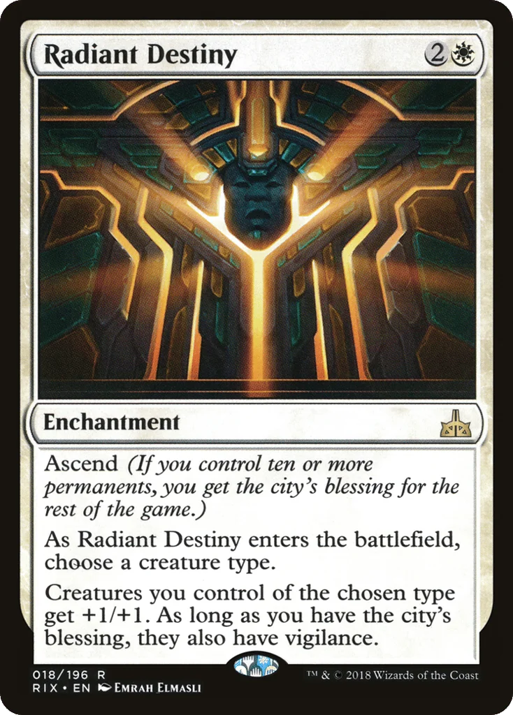 Radiant Destiny · Rivals of Ixalan