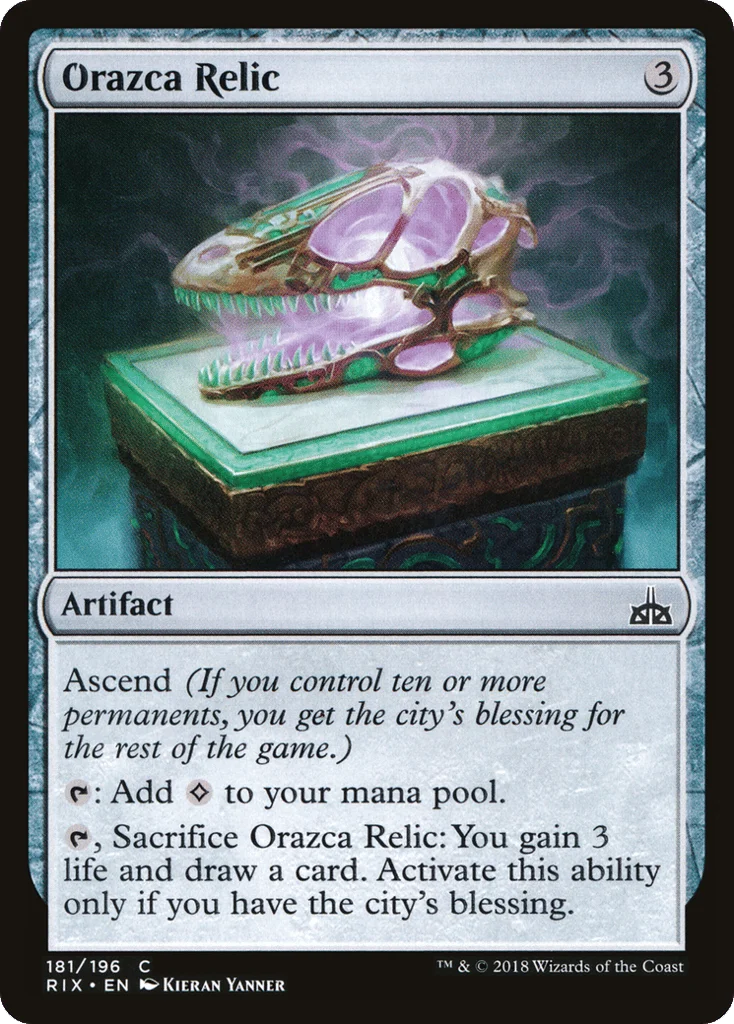 Orazca Relic · Rivals of Ixalan