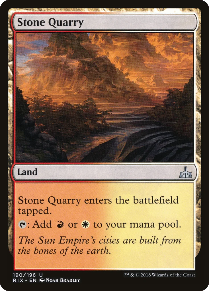 Stone Quarry · Rivals of Ixalan