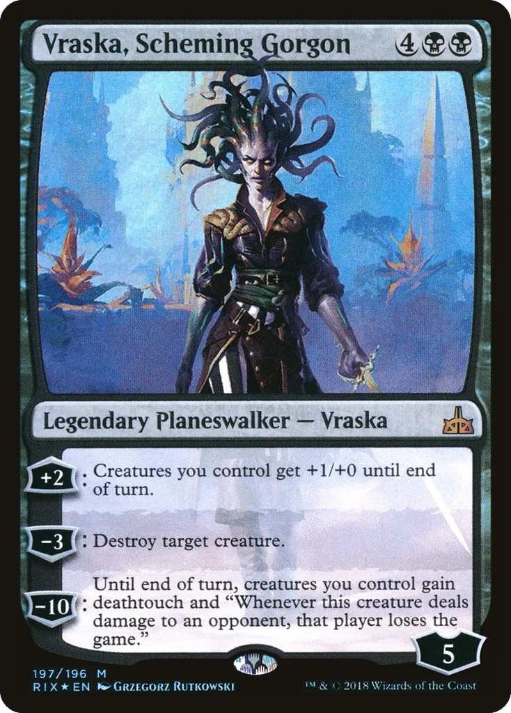 Vraska, Scheming Gorgon · Rivals of Ixalan