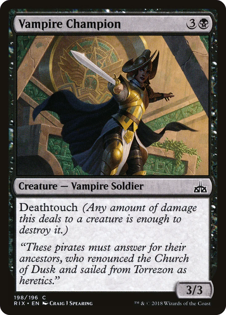 Vampire Champion · Rivals of Ixalan