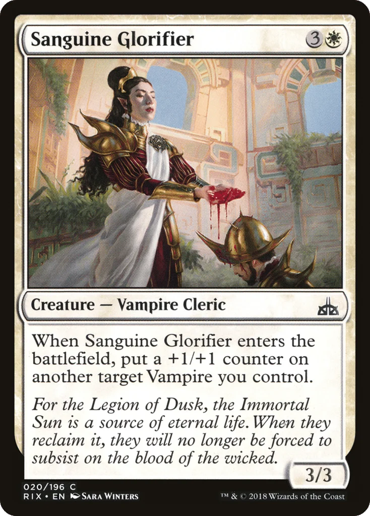 Sanguine Glorifier · Rivals of Ixalan