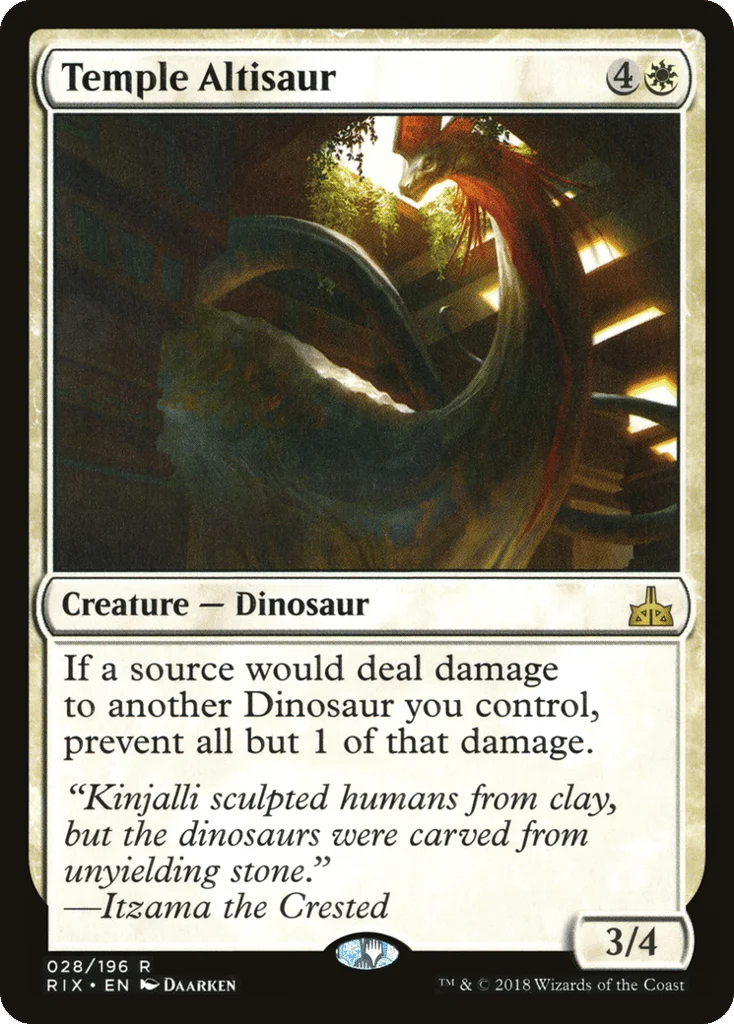 Temple Altisaur · Rivals of Ixalan
