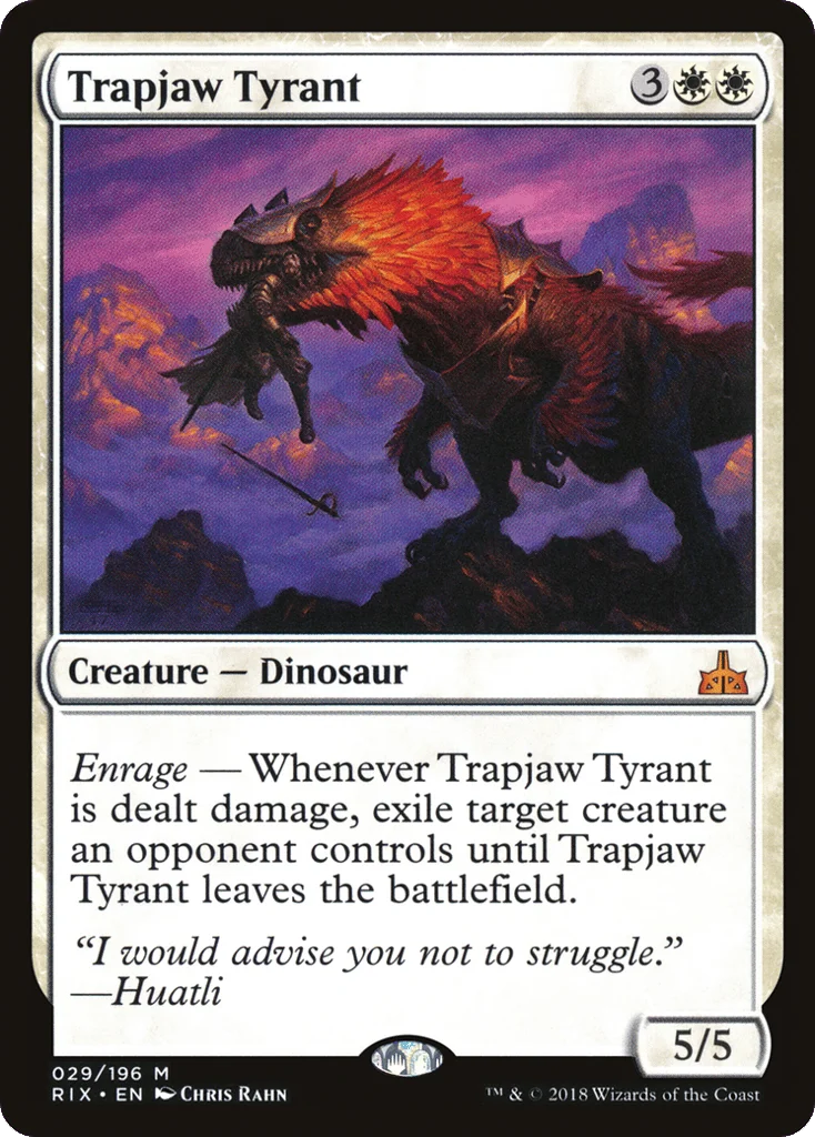 Trapjaw Tyrant · Rivals of Ixalan