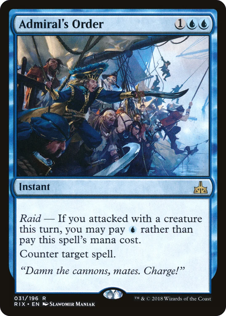 Admiral's Order · Rivals of Ixalan