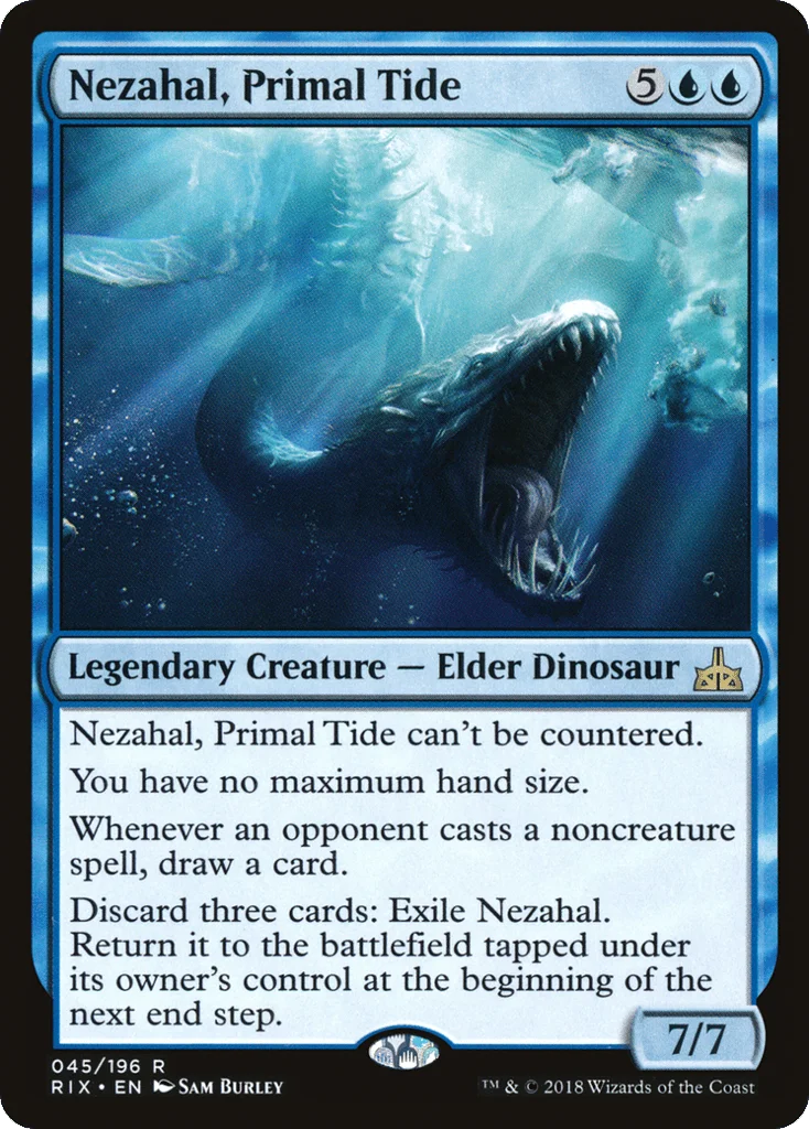 Nezahal, Primal Tide · Rivals of Ixalan