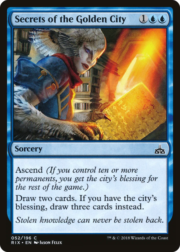 Secrets of the Golden City · Rivals of Ixalan