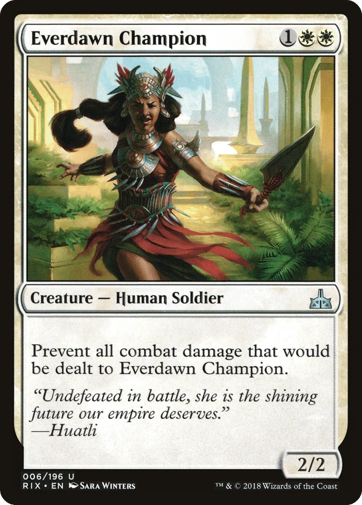 Everdawn Champion · Rivals of Ixalan