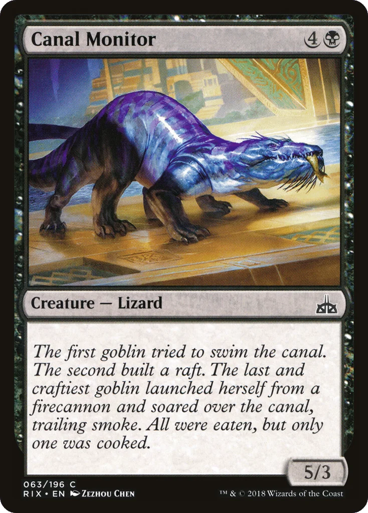Canal Monitor · Rivals of Ixalan