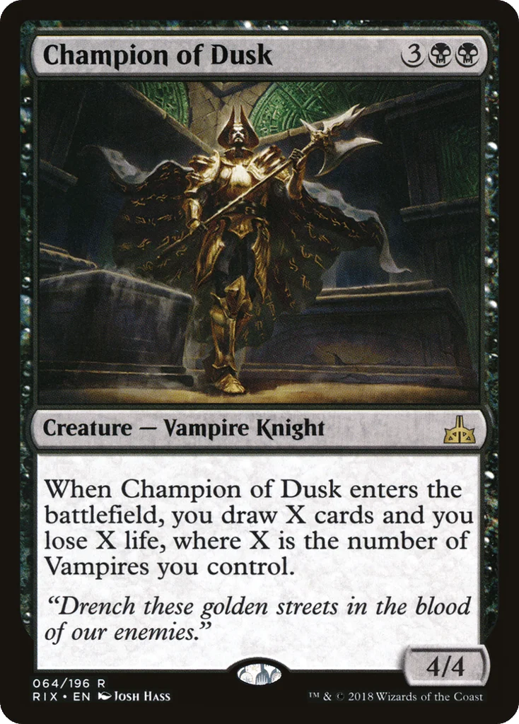 Champion of Dusk · Rivals of Ixalan
