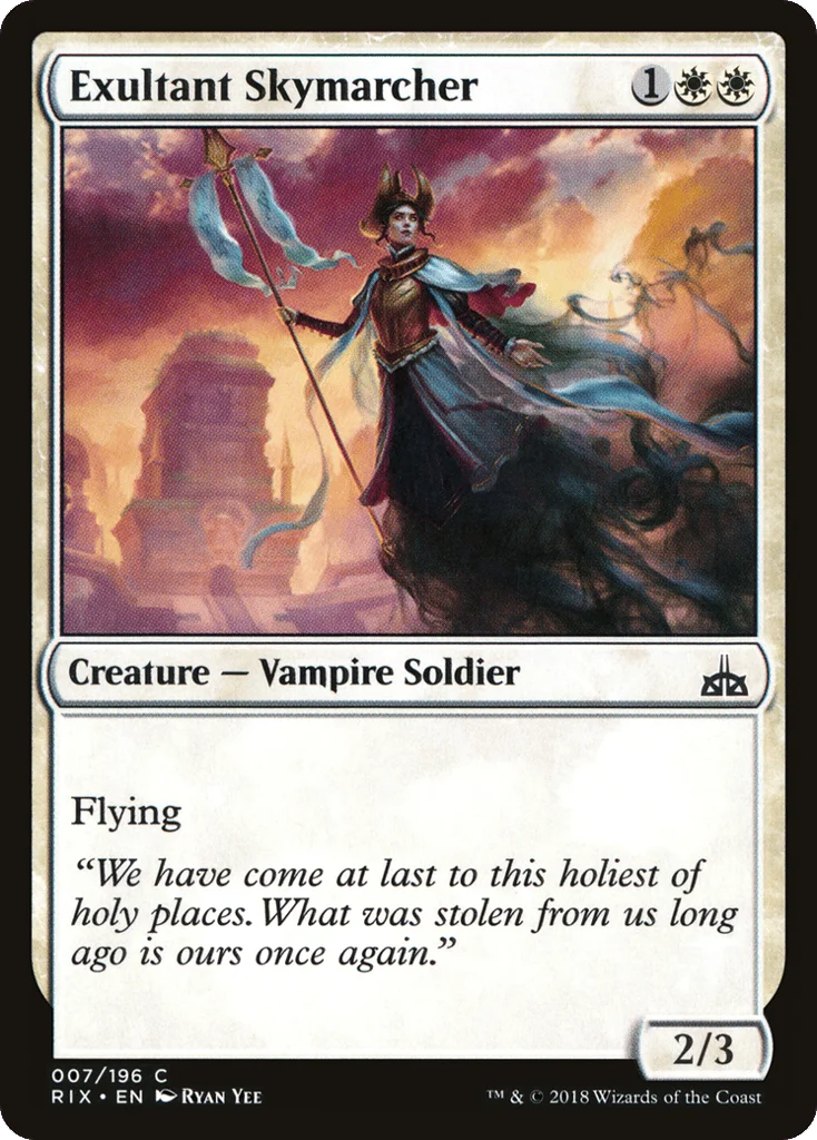 Exultant Skymarcher · Rivals of Ixalan