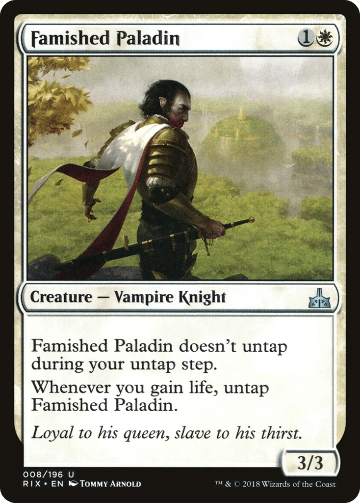 Famished Paladin · Rivals of Ixalan