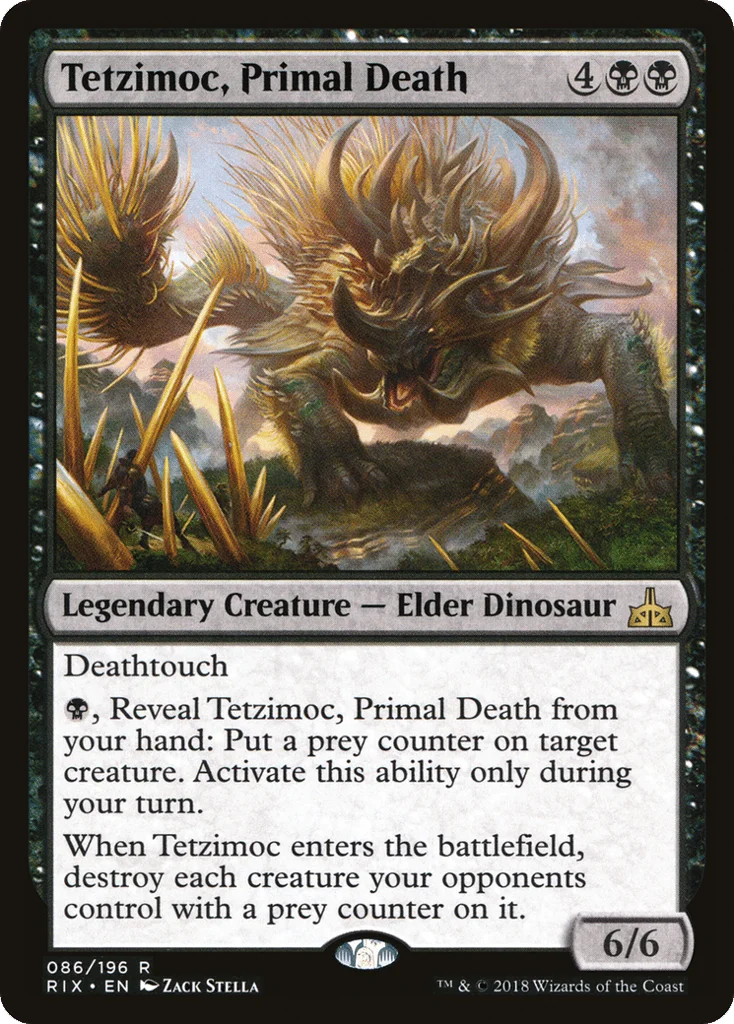 Tetzimoc, Primal Death · Rivals of Ixalan