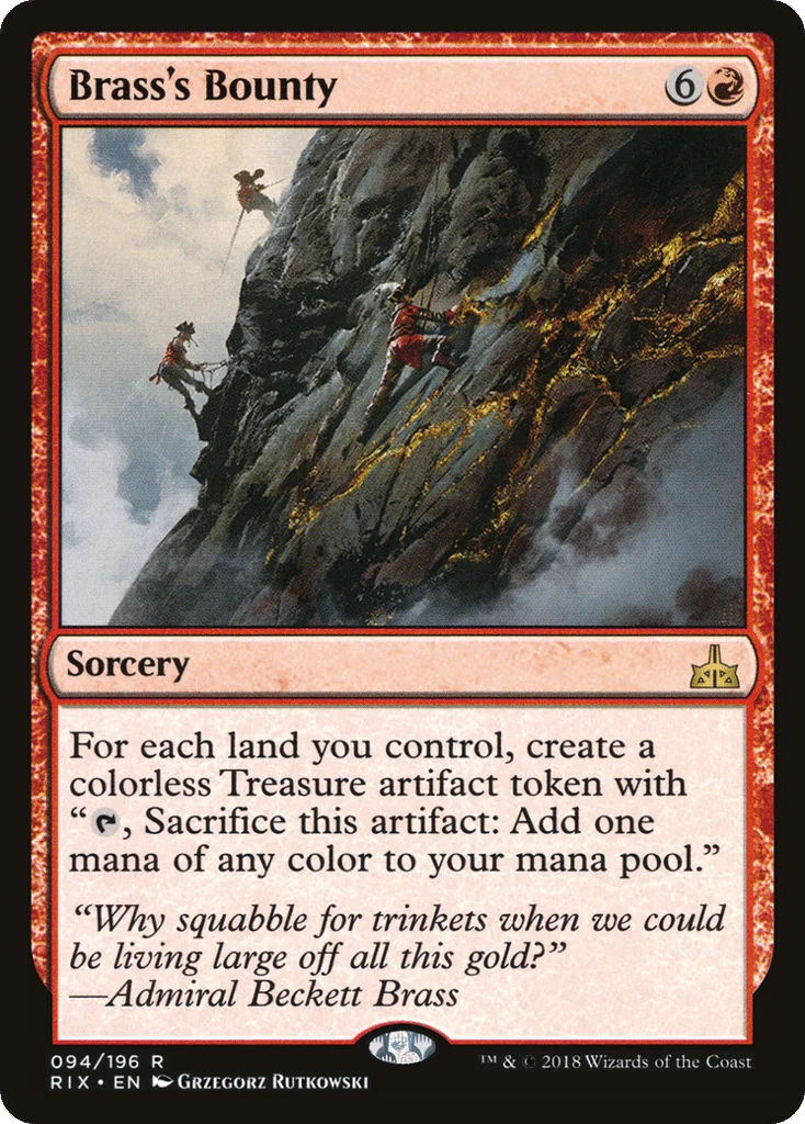 Brass's Bounty · Rivals of Ixalan