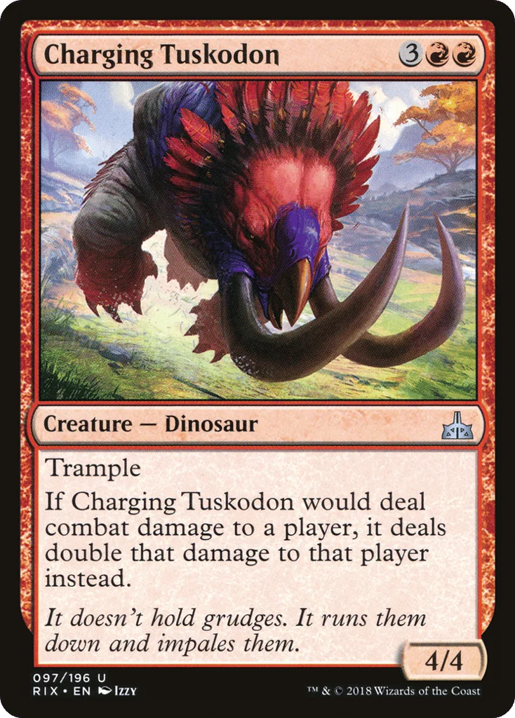 Charging Tuskodon · Rivals of Ixalan