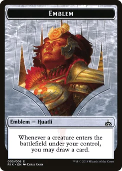 Huatli, Radiant Champion Emblem
