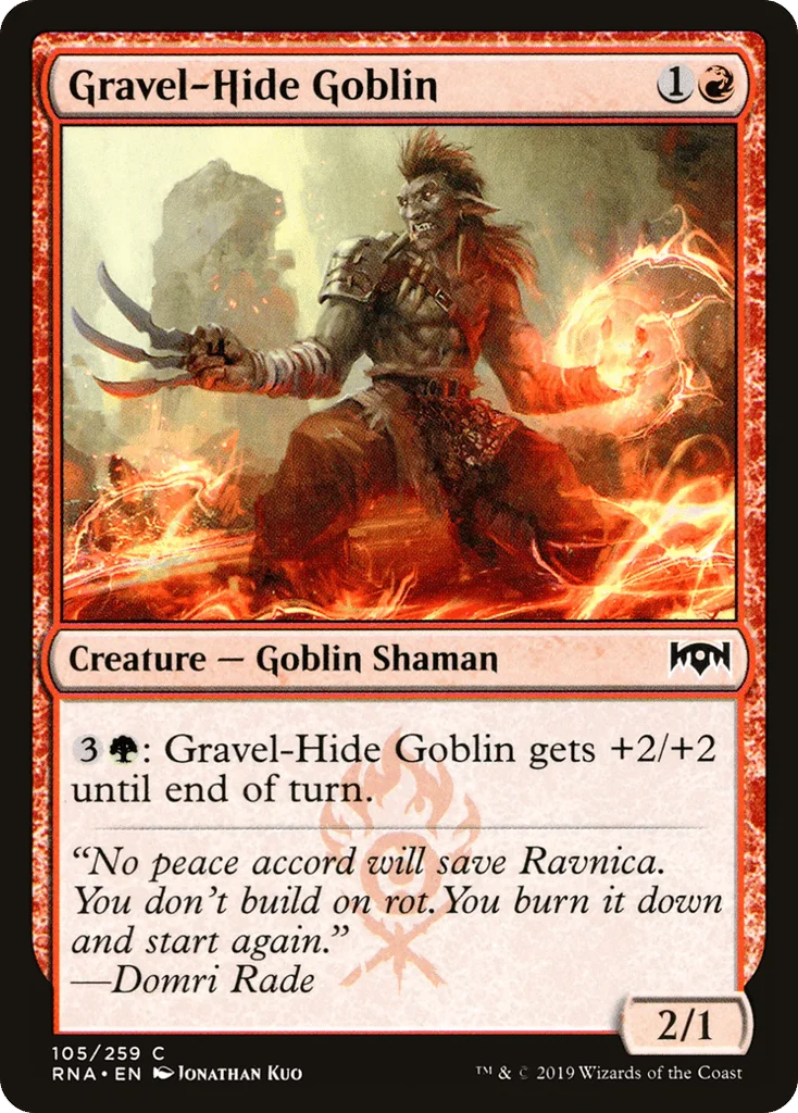 Gravel-Hide Goblin · Ravnica Allegiance