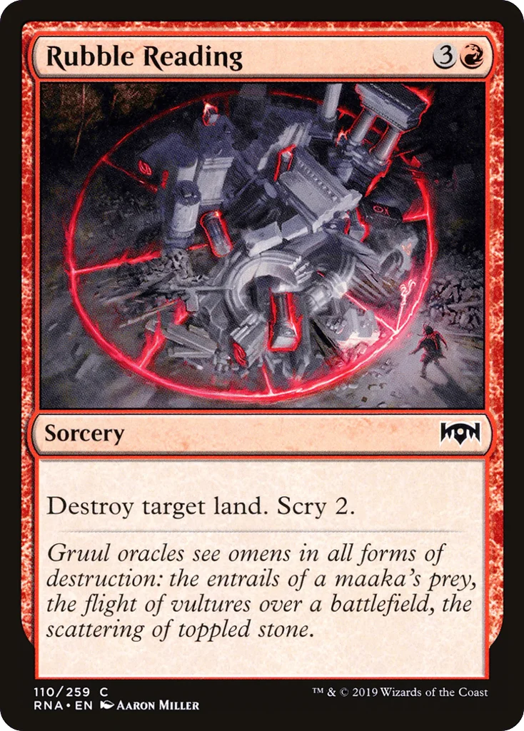 Rubble Reading · Ravnica Allegiance