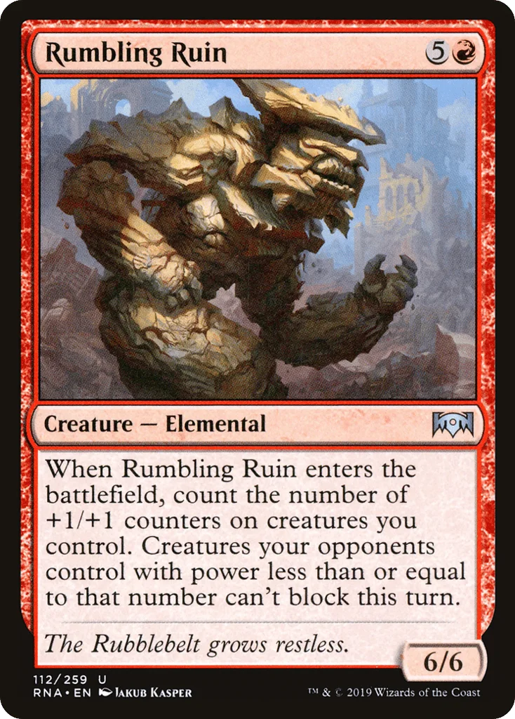 Rumbling Ruin · Ravnica Allegiance