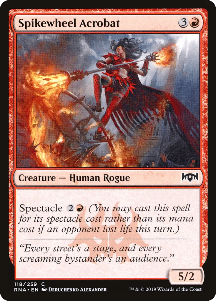 Spikewheel Acrobat · Ravnica Allegiance