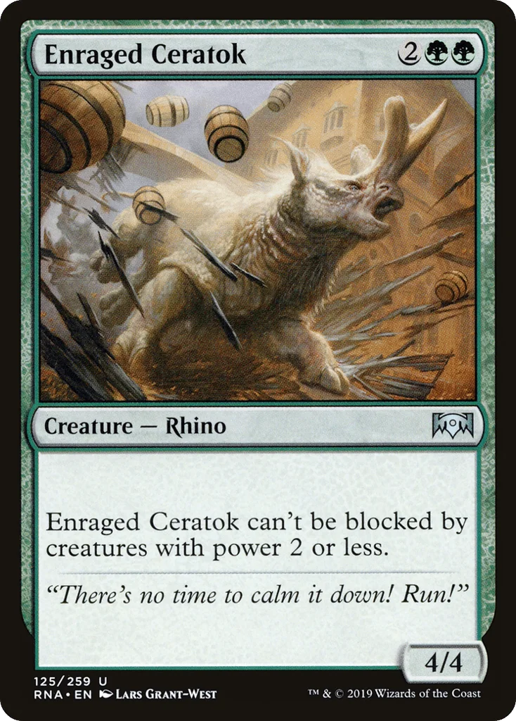 Enraged Ceratok · Ravnica Allegiance