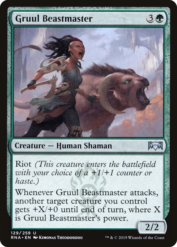 Gruul Beastmaster · Ravnica Allegiance