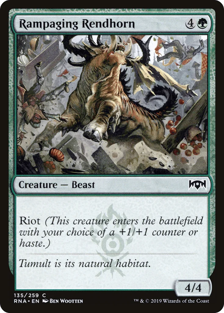 Rampaging Rendhorn · Ravnica Allegiance