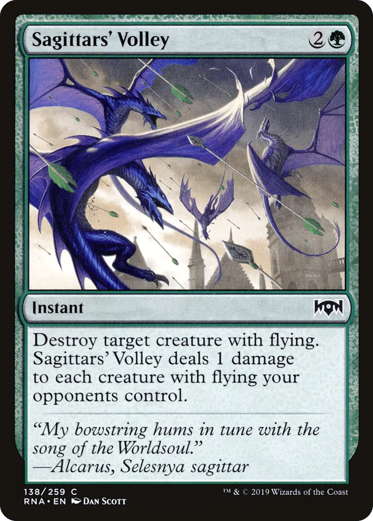 Sagittars' Volley · Ravnica Allegiance