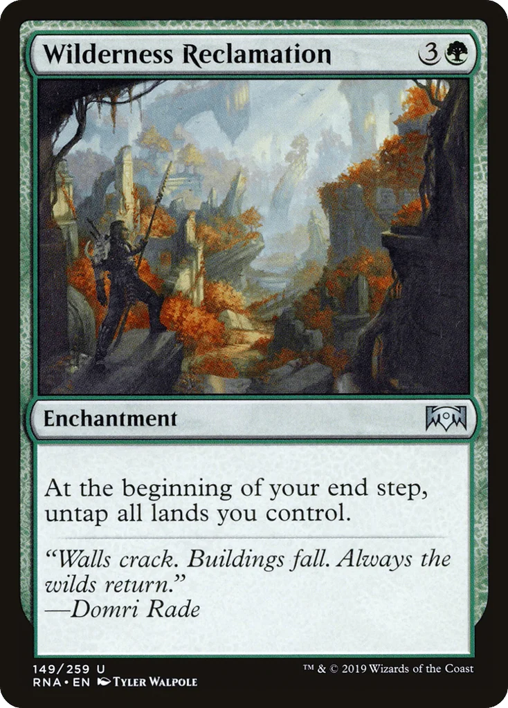 Wilderness Reclamation · Ravnica Allegiance