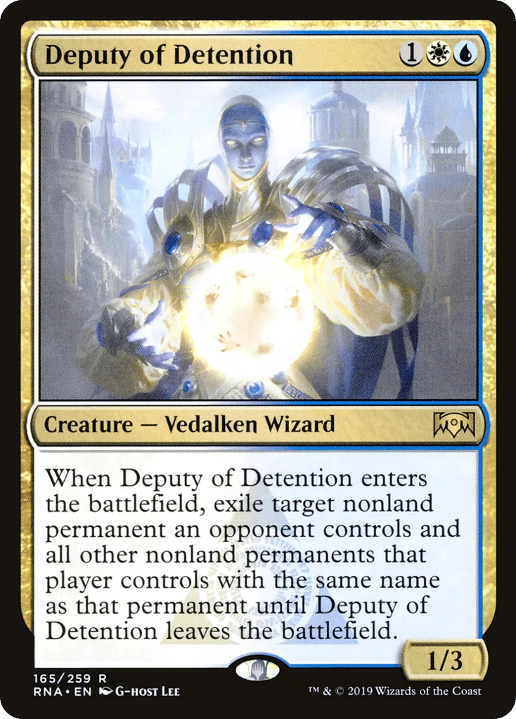 Deputy of Detention · Ravnica Allegiance