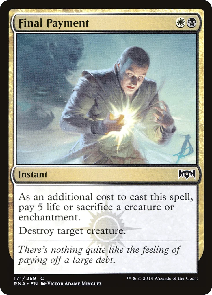 Final Payment · Ravnica Allegiance