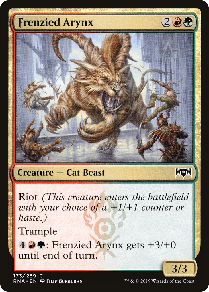 Frenzied Arynx · Ravnica Allegiance