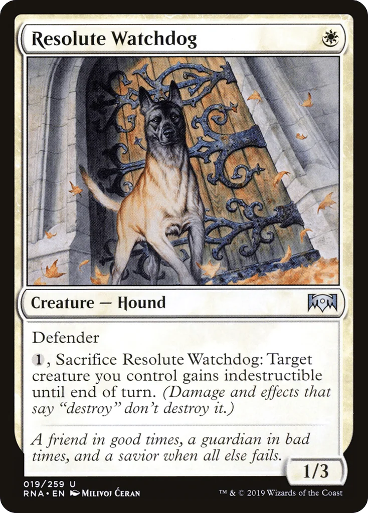 Resolute Watchdog · Ravnica Allegiance