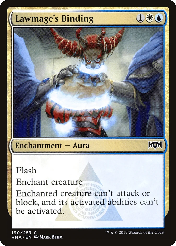 Lawmage's Binding · Ravnica Allegiance