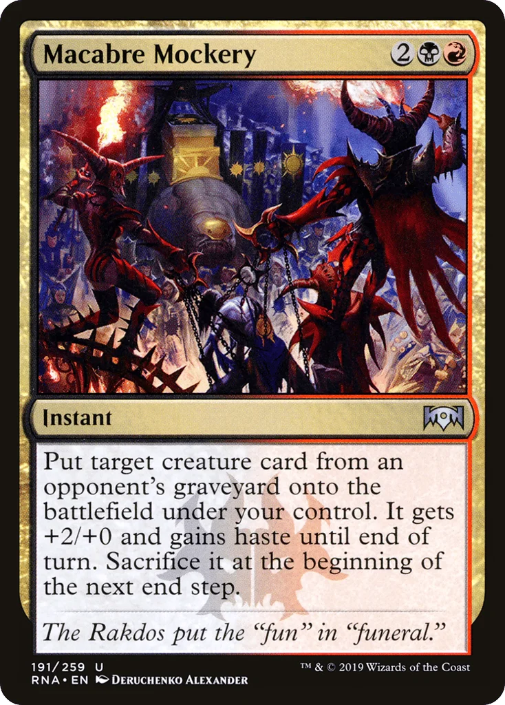 Macabre Mockery · Ravnica Allegiance