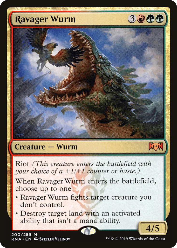 Ravager Wurm · Ravnica Allegiance