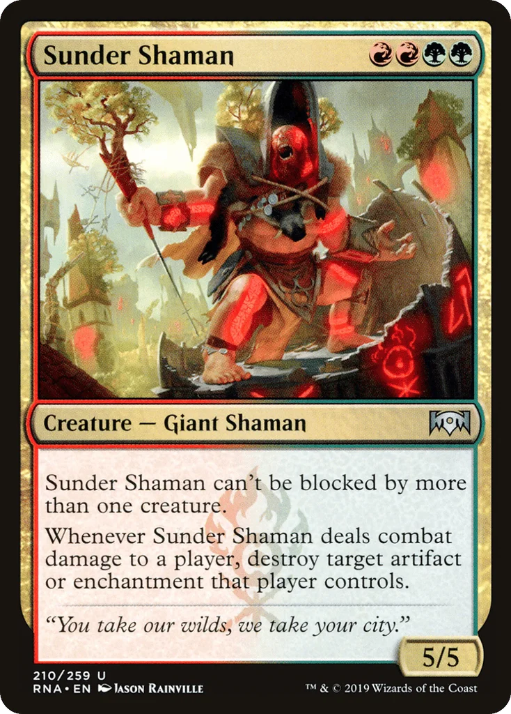 Sunder Shaman · Ravnica Allegiance