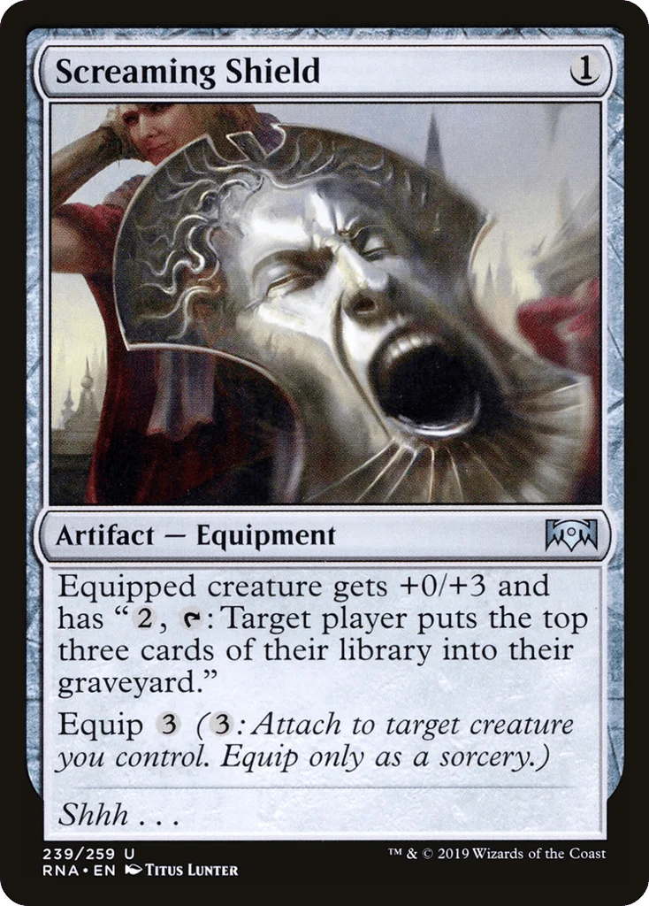 Screaming Shield · Ravnica Allegiance