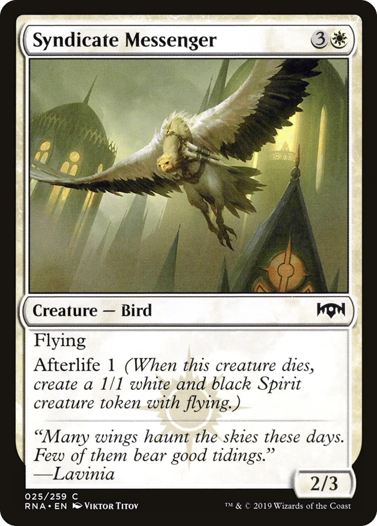 Syndicate Messenger · Ravnica Allegiance
